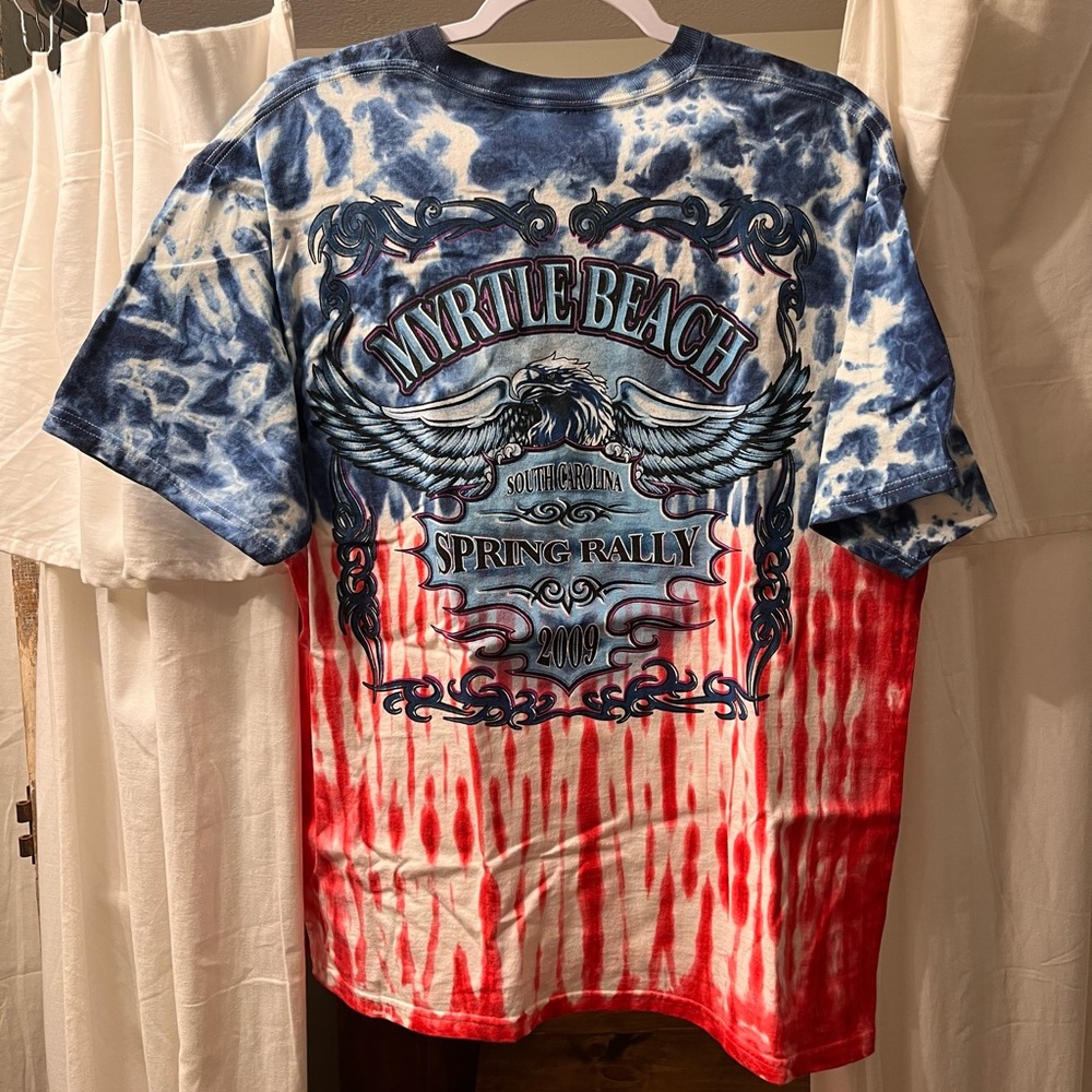 Tye Dye Biker Tribal Tee